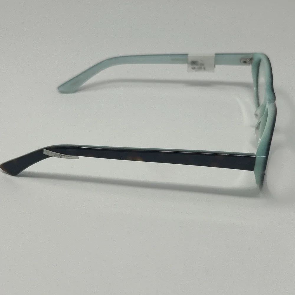 NWT Norman Childs TRACY Eyeglasses 53-19-145 TBB Turquoise Tortoise Frames Adult